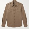 Cotton and Silk-Blend Poplin Shirt Cotton and Silk-Blend Poplin Shirt