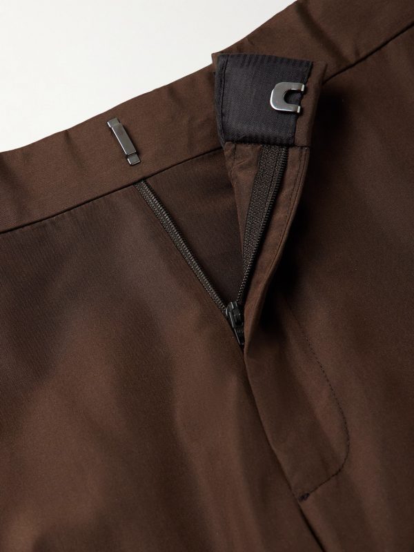 Slim-Fit Silk Trousers - E1 Slim-Fit Silk Trousers - E1