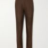 Slim-Fit Silk Trousers Slim-Fit Silk Trousers