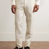Slim-Fit Metallic Striped Wool-Blend Suit Trousers - FR Slim-Fit Metallic Striped Wool-Blend Suit Trousers - FR
