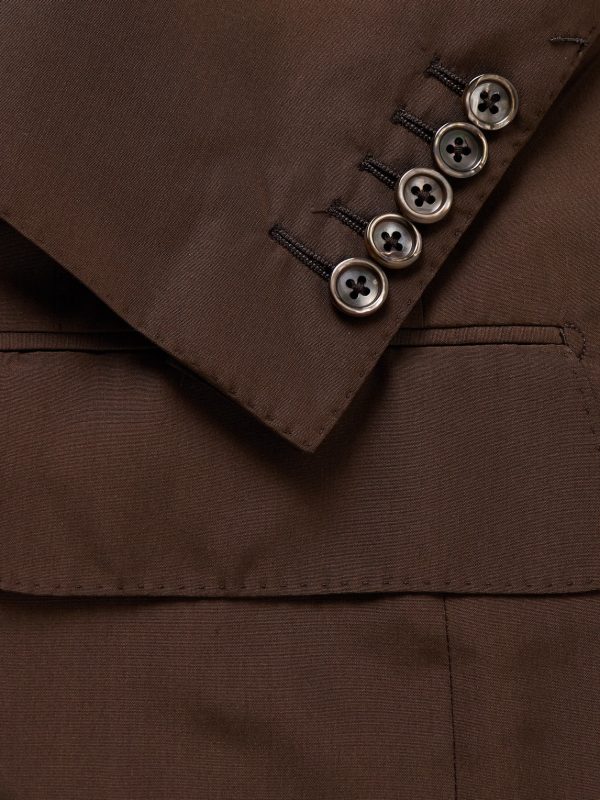 Dyllan Double-Breasted Silk Suit Jacket - CU Dyllan Double-Breasted Silk Suit Jacket - CU