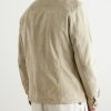 Suede Field Jacket - BK