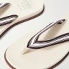 Striped Grosgrain Flip Flops - CU Striped Grosgrain Flip Flops - CU