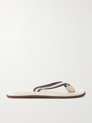 Striped Grosgrain Flip Flops Striped Grosgrain Flip Flops