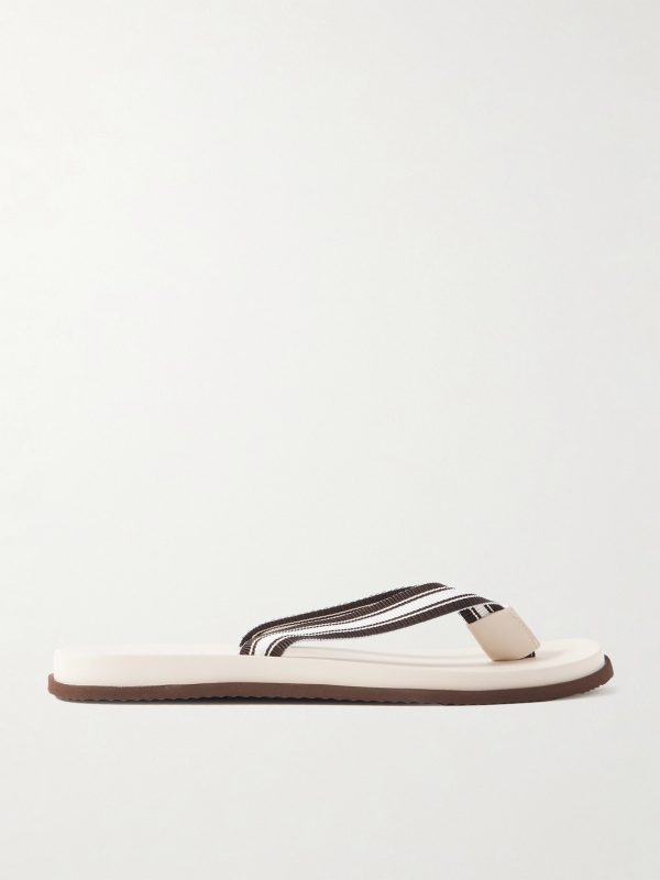 Striped Grosgrain Flip Flops Striped Grosgrain Flip Flops