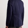 Cotton and Linen-Blend Suit Jacket - BK Cotton and Linen-Blend Suit Jacket - BK