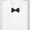 Pleated Cotton-Poplin Tuxedo Shirt - E1 Pleated Cotton-Poplin Tuxedo Shirt - E1