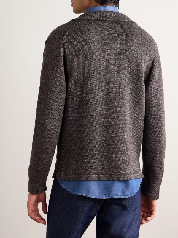 Pub Jacket Linen Cardigan - BK Pub Jacket Linen Cardigan - BK