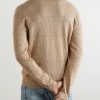 Pevaron Ribbed Linen and Cotton-Blend Polo Shirt - BK