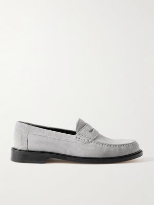 Yardee Suede Penny Loafers
