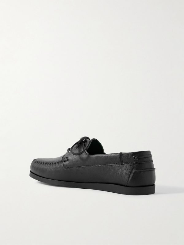 Boatman Full-Grain Leather Boat Shoes - BK Boatman Full-Grain Leather Boat Shoes - BK