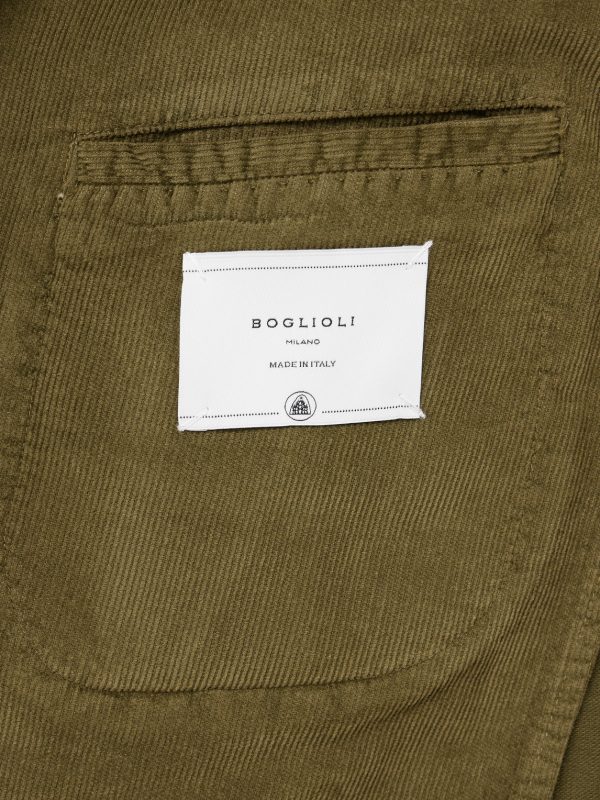 Double-Breasted Cotton-Blend Corduroy Suit Jacket - E1 Double-Breasted Cotton-Blend Corduroy Suit Jacket - E1