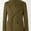 Double-Breasted Cotton-Blend Corduroy Suit Jacket Double-Breasted Cotton-Blend Corduroy Suit Jacket