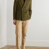 Double-Breasted Cotton-Blend Corduroy Suit Jacket - OU Double-Breasted Cotton-Blend Corduroy Suit Jacket - OU