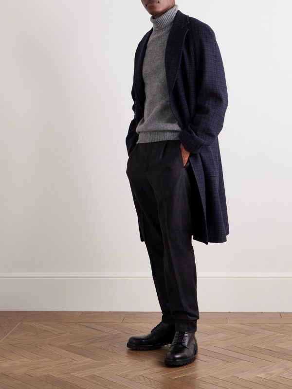 Brushed Wool and Cashmere-Blend Rollneck Sweater - OU