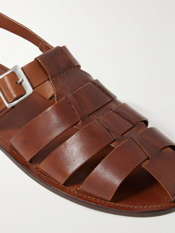 Quincy Leather Fisherman Sandals - CU