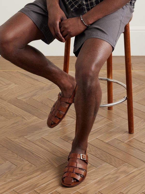 Quincy Leather Fisherman Sandals - OU