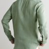Garment-Dyed Linen Shirt - BK Garment-Dyed Linen Shirt - BK