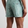 Straight-Leg Mid-Length Printed Swim Shorts - BK