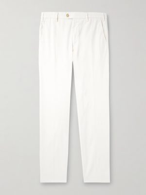 Slim-Fit Straight-Leg Garment-Dyed Stretch Lyocell and Cotton-Blend Twill Chinos Slim-Fit Straight-Leg Garment-Dyed Stretch Lyocell and Cotton-Blend Twill Chinos