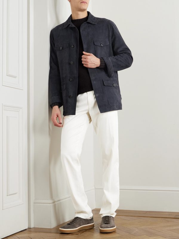 Slim-Fit Straight-Leg Garment-Dyed Stretch Lyocell and Cotton-Blend Twill Chinos - OU