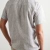 Camp-Collar Printed Linen and Cotton-Blend Shirt - BK Camp-Collar Printed Linen and Cotton-Blend Shirt - BK