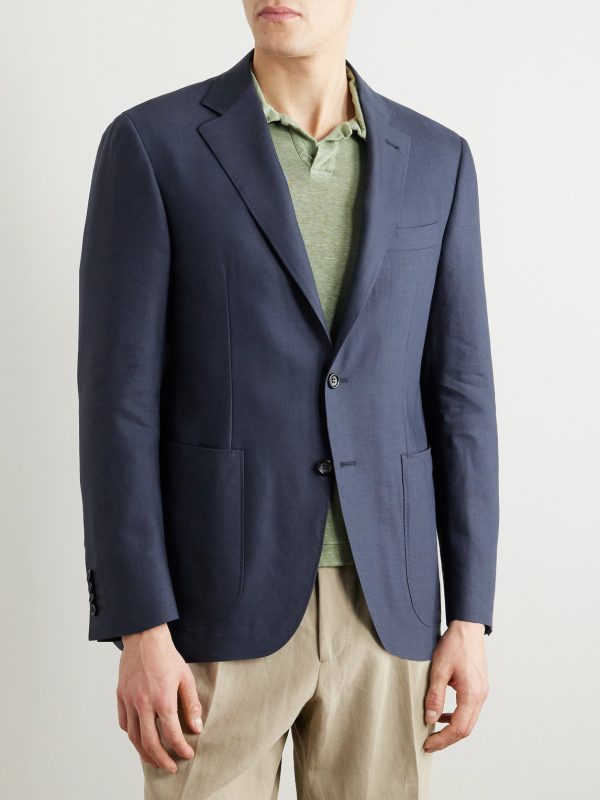 Kei Linen and Wool-Blend Suit Jacket - FR Kei Linen and Wool-Blend Suit Jacket - FR