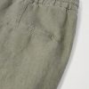 Straight-Leg Linen Drawstring Shorts - CU Straight-Leg Linen Drawstring Shorts - CU
