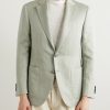 Kei Unstructured Linen and Silk-Blend Blazer - FR