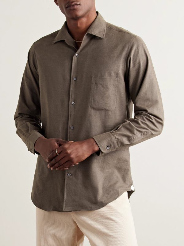 André Cotton-Flannel Shirt - FR