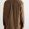 Checked Brushed Wool and Cashmere-Blend Overshirt - BK