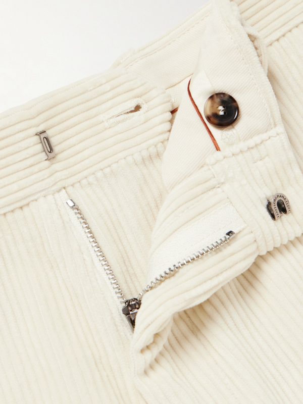 Jarno Straight-Leg Cotton-Corduroy Trousers - E1