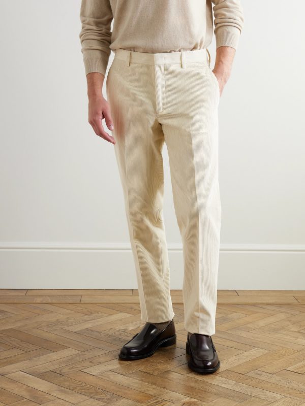 Jarno Straight-Leg Cotton-Corduroy Trousers - FR