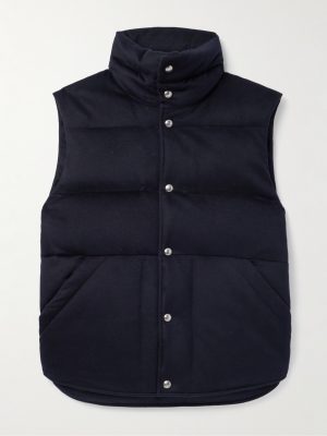 Lucio Quilted Storm System® Cashmere Down Gilet Lucio Quilted Storm System® Cashmere Down Gilet