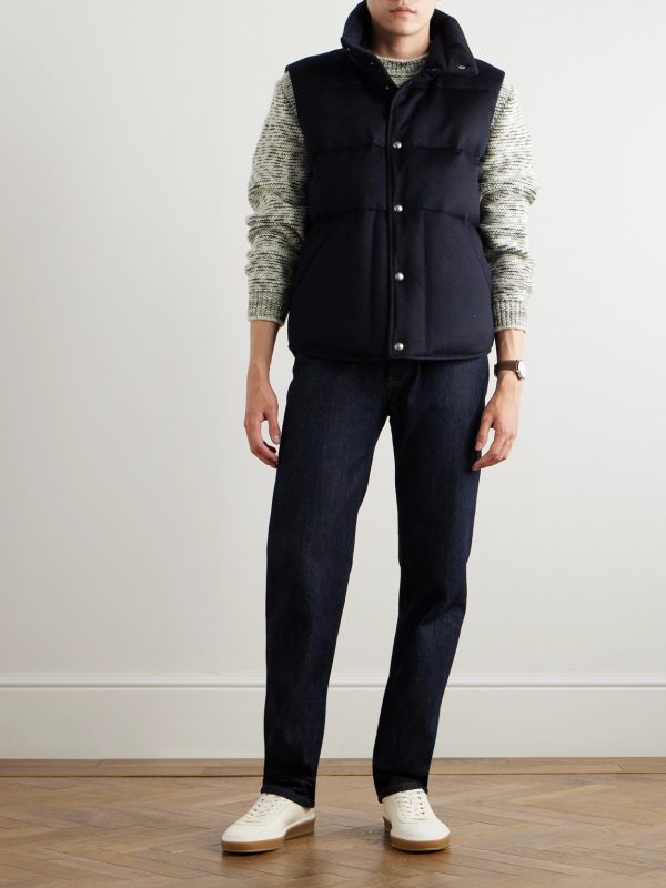 Lucio Quilted Storm System® Cashmere Down Gilet - OU