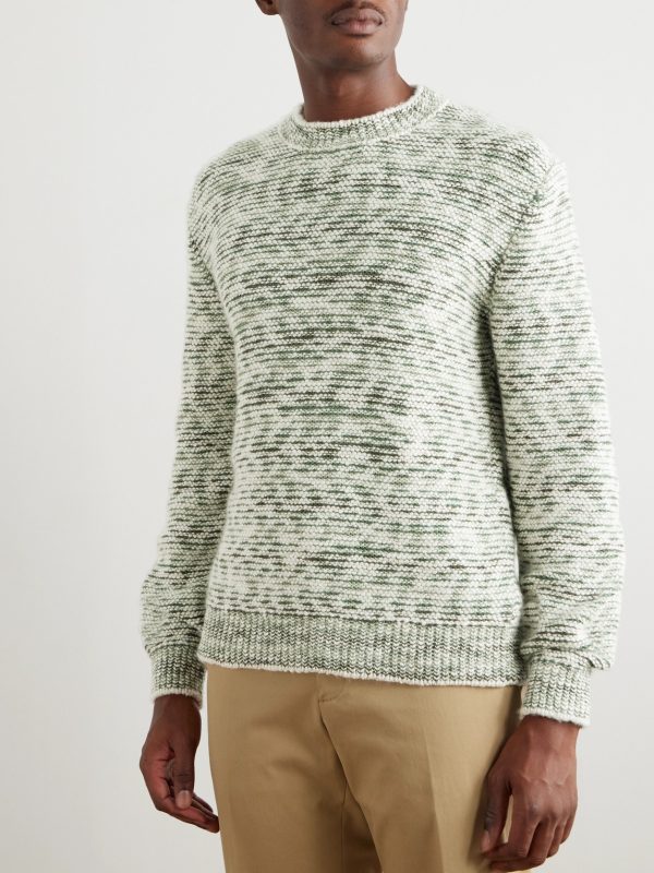 Gnifetti Textured-Knit Cashmere Sweater - FR Gnifetti Textured-Knit Cashmere Sweater - FR