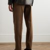 Jarno Austin Straight-Leg Stretch-Cotton Twill Trousers - BK Jarno Austin Straight-Leg Stretch-Cotton Twill Trousers - BK