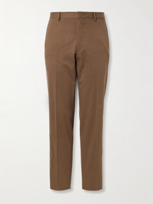 Jarno Austin Straight-Leg Stretch-Cotton Twill Trousers