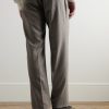 Jacey Straight-Leg Virgin Wool Trousers - BK Jacey Straight-Leg Virgin Wool Trousers - BK