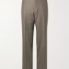 Jacey Straight-Leg Virgin Wool Trousers Jacey Straight-Leg Virgin Wool Trousers