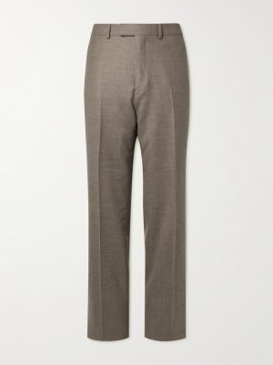 Jacey Straight-Leg Virgin Wool Trousers Jacey Straight-Leg Virgin Wool Trousers