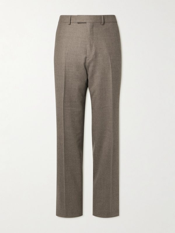 Jacey Straight-Leg Virgin Wool Trousers Jacey Straight-Leg Virgin Wool Trousers