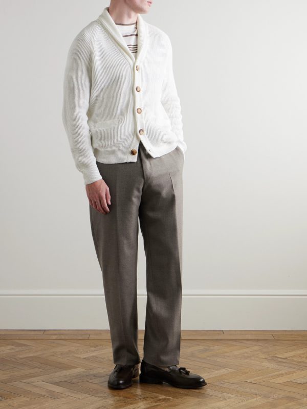 Jacey Straight-Leg Virgin Wool Trousers - OU Jacey Straight-Leg Virgin Wool Trousers - OU