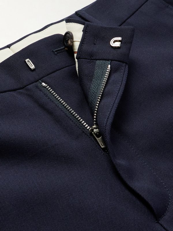 Jarno Straight-Leg Wool and Cotton-Blend Twill Trousers - E1 Jarno Straight-Leg Wool and Cotton-Blend Twill Trousers - E1