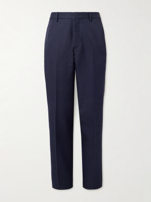 Jarno Straight-Leg Wool and Cotton-Blend Twill Trousers Jarno Straight-Leg Wool and Cotton-Blend Twill Trousers