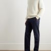 Jarno Straight-Leg Wool and Cotton-Blend Twill Trousers - OU Jarno Straight-Leg Wool and Cotton-Blend Twill Trousers - OU
