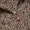 Cable-Knit Cashmere Half-Zip Sweater - CU