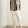 Cable-Knit Cashmere Half-Zip Sweater - OU