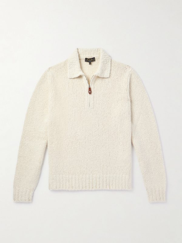 Folecchio Cashmere and Silk-Blend Half-Zip Sweater Folecchio Cashmere and Silk-Blend Half-Zip Sweater