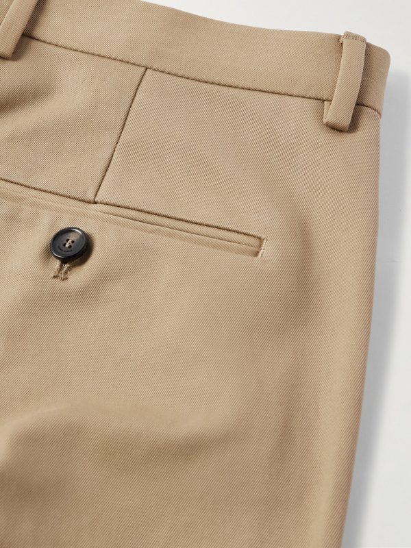 Jarno Austin Straight-Leg Stretch-Cotton Twill Trousers - CU
